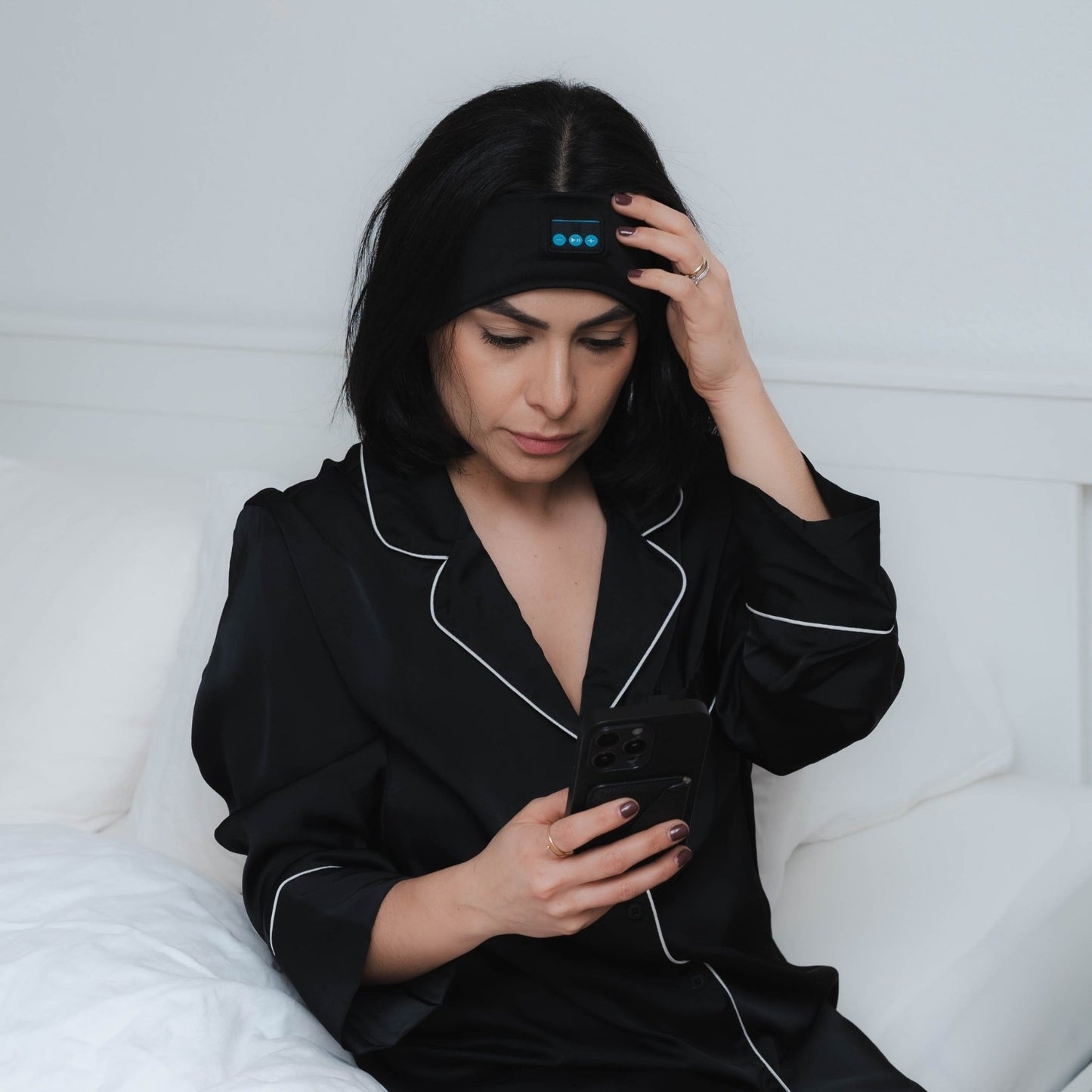 OHMNIA – Bandeau Bluetooth Ultra-Confort pour le Sommeil